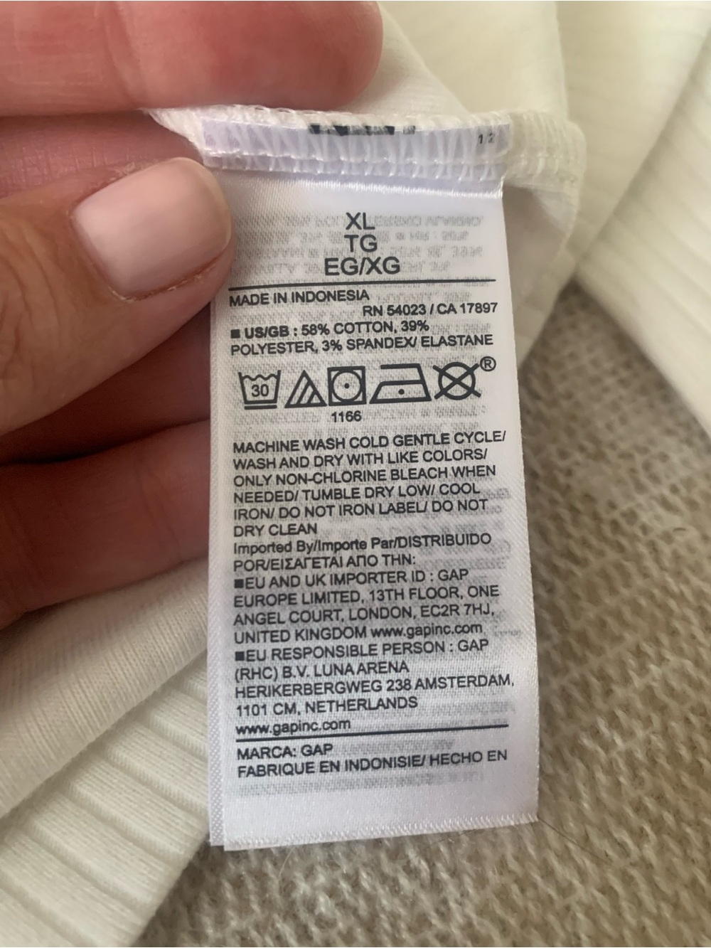 GAP Factory Button-Front Ribbed Cardigan - Picture 5 of 5